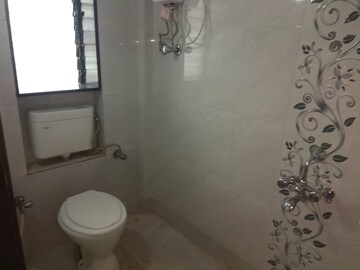 Bathroom in 1 RK Apartment at Gold Coin Golden Heights, Santacruz East – for Rent