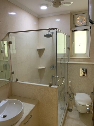 Bathroom in 3 BHK Builder Floor at Greater Kailash I – for Rent