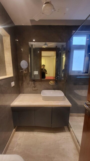 Bathroom in 3 BHK Builder Floor at Greater Kailash I – for Rent