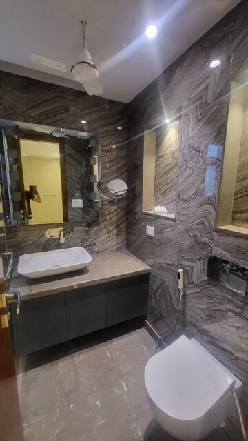 Bathroom in 3 BHK Builder Floor at Greater Kailash I – for Rent