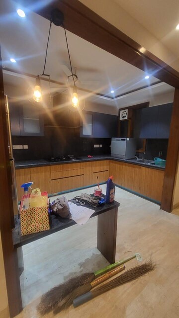 Kitchen in 3 BHK Builder Floor at Greater Kailash I – for Rent