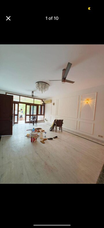 Living Room in 3 BHK Builder Floor at Greater Kailash I – for Rent