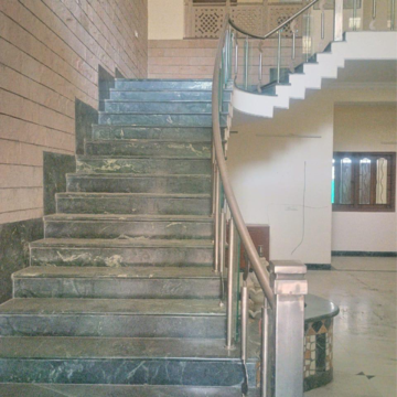 Stairs in 3 BHK Villa at Greenwoods Society, Omega I Greater Noida – for Rent