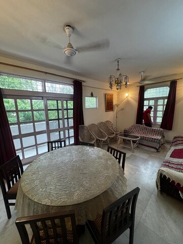 Living Room in 3 BHK Builder Floor at Greater Kailash I – for Rent