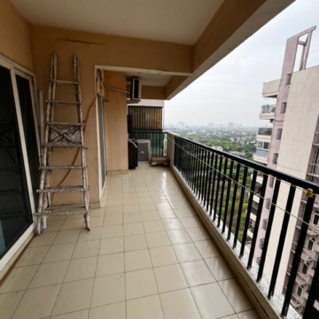 Balcony in 3 BHK Apartment at Gaur Atulyam, Omicron I Greater Noida – for Rent