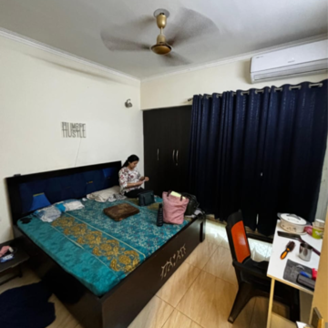 Bedroom in 3 BHK Apartment at Gaur Atulyam, Omicron I Greater Noida – for Rent