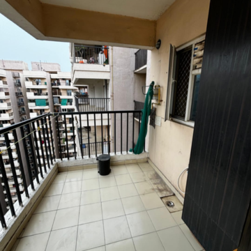Balcony in 3 BHK Apartment at Gaur Atulyam, Omicron I Greater Noida – for Rent
