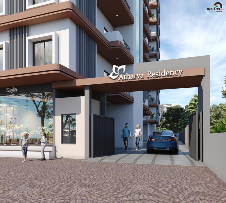 Exterior View, atharva-sapphire-towers 2 Bedroom 728 Sq.Ft. Apartment In Wardha rd Nagpur 8923812