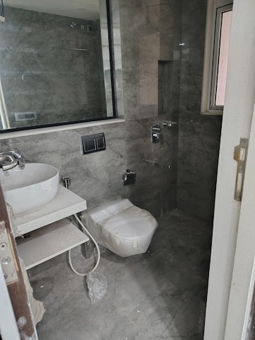 Bathroom in 3 BHK Apartment at Nahar Amaryllis Towers and Plaza, Chandivali – for Rent
