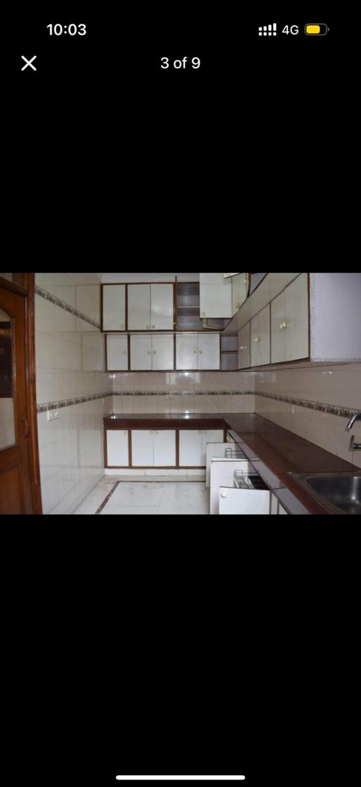 Kitchen, east of kailash 3 Bedroom 300 Sq.Yd. Builder Floor In East Of Kailash Delhi 8923893