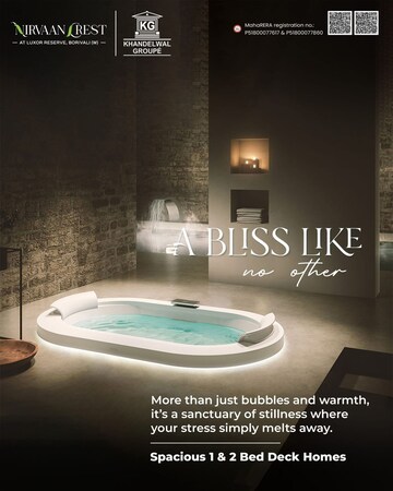 Bathroom in 1 BHK Builder Floor at Crest Avenue CHS, Borivali West – for Sale