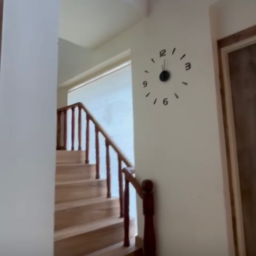 Staircase in 4 BHK Villa at Beta I Greater Noida – for Rent
