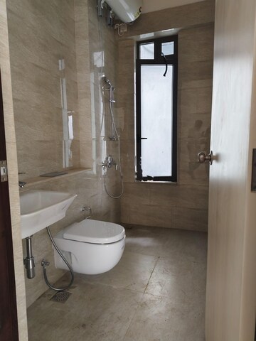 Bathroom in 2 BHK Apartment at Adani Ten BKC, Bandra East – for Rent