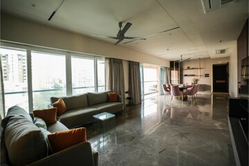 Living Room in 4 BHK Apartment at 111 Hyde Park, Malad East – for Sale