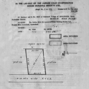  Plot – Map Location View at Jubilee Hills - for Sale