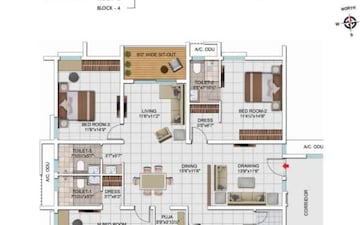 3 BHK Apartment For Sale in My Home Tarkshya, Kokapet