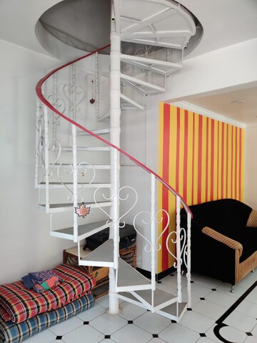 Staircase in 3 BHK Independent House at Karve Nagar – for Rent