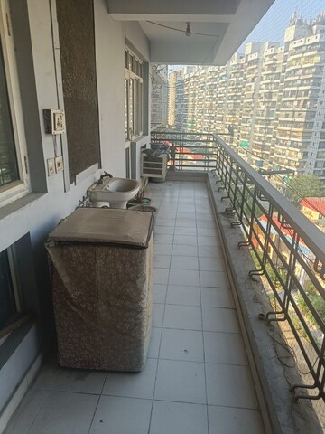 Balcony in 2 BHK Apartment at GH-7 Crossings Republik, Vijay Nagar – for Rent