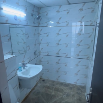 Bathroom in 3.5 BHK Apartment at SDS NRI Residency Omega II, Nri City – for Rent