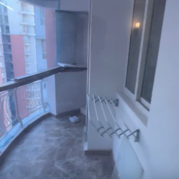 Staircase in 3.5 BHK Apartment at SDS NRI Residency Omega II, Nri City – for Rent