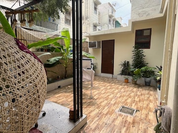 Balcony in 3 BHK Builder Floor at M2K Aura, Sector 47 – for Rent