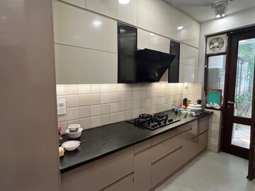 Kitchen in 3 BHK Builder Floor at M2K Aura, Sector 47 – for Rent