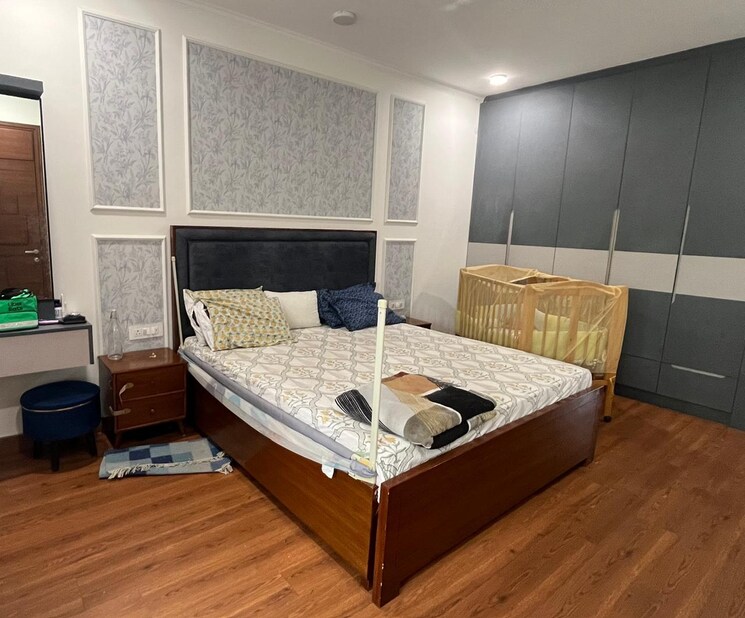 Bedroom, m2k-aura 3 Bedroom 2000 Sq.Ft. Builder Floor In Sector 47 Gurgaon 8924135