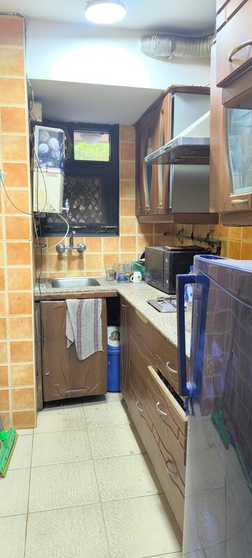 Kitchen in 3 BHK Apartment at Vasant Kunj – for Sale