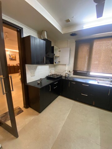 Kitchen in 3 BHK Builder Floor at DLF Atria, Dlf Phase ii – for Rent