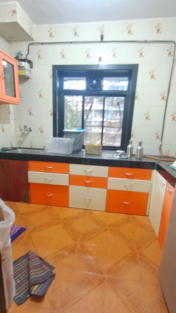 Kitchen in 1 BHK Apartment at Surya Enclave Co op hsg Society, Manpada – for Rent