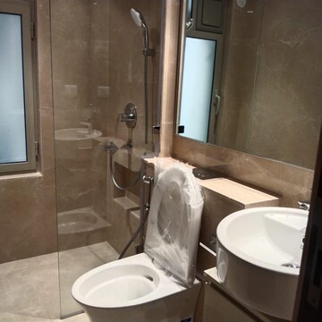 Bathroom in 2 BHK Apartment at Hiranandani Highland, Powai – for Rent