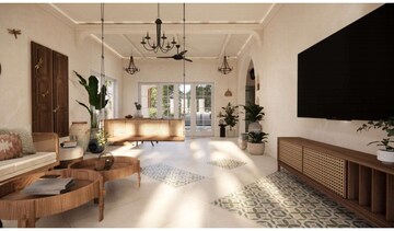 Living Room in 4 BHK Villa at Pilerne – for Sale
