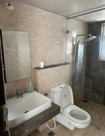 Bathroom in 2.5 BHK Apartment at Prestige Misty Waters, Hebbal – for Rent