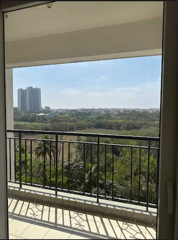 Balcony in 2.5 BHK Apartment at Prestige Misty Waters, Hebbal – for Rent