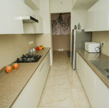 Kitchen in 4 BHK Apartment at Ansal Height 86, Nawada Fatehpur – for Rent