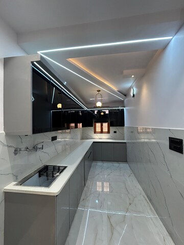 Kitchen in 3 BHK Builder Floor at Uttam Nagar – for Sale