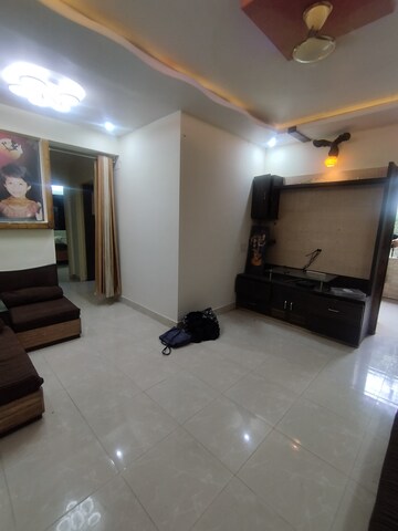 Living Room in 2 BHK Apartment at Sai Rang Society, Pimple Gurav – for Rent