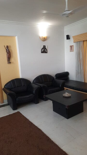 Living Room in 3 BHK Apartment at Marble Arch CHS, Model Colony – for Rent