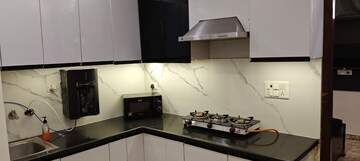 Kitchen in 3 BHK Builder Floor at Rajouri Garden – for Rent
