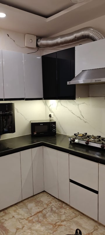 Kitchen in 3 BHK Builder Floor at Rajouri Garden – for Rent