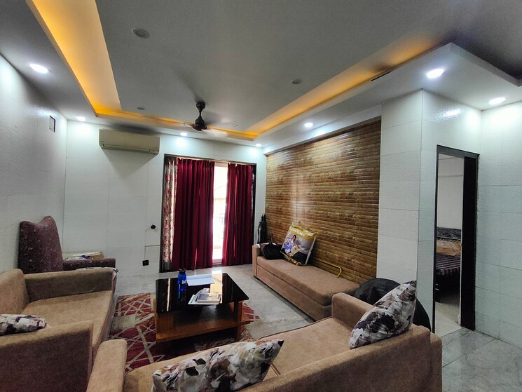 Living Room, m2k-the-white-house 3 Bedroom 1800 Sq.Ft. Builder Floor In Sector 57 Gurgaon 8924376