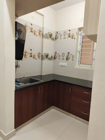 Kitchen in 1 RK Apartment at Halasuru – for Rent