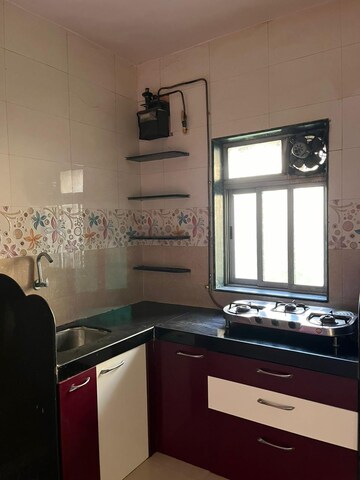 Kitchen in 1 BHK Apartment at Vrindavan CHS Thane West, Vrindavan Society – for Rent
