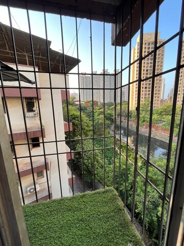 Balcony in 1 BHK Apartment at Vrindavan CHS Thane West, Vrindavan Society – for Rent