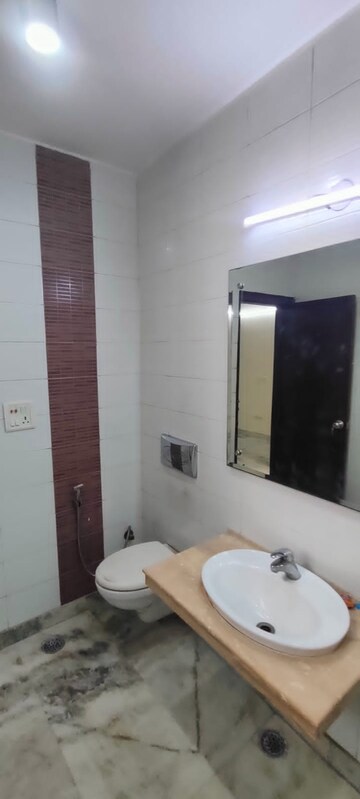 Bathroom in 2 BHK Builder Floor at Malviya Nagar – for Rent