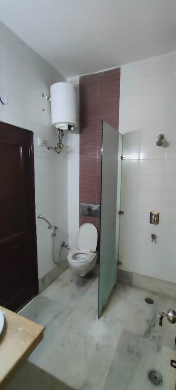 Bathroom in 2 BHK Builder Floor at Malviya Nagar – for Rent