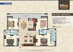 4 BHK Apartment For Sale in SCC Blossom