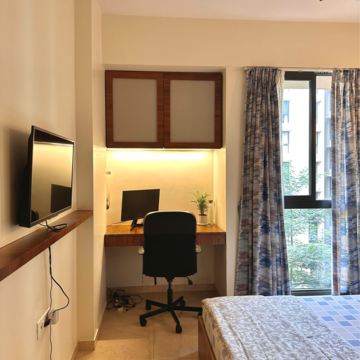 Kitchen in 3 BHK Apartment at Lodha Sterling, Sandoz Baug – for Rent