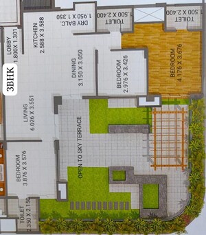 3 BHK Apartment For Sale in Kumar Peninsula, Baner