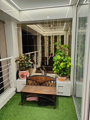 Balcony in 2 BHK Apartment at Hiranandani Estate, Hiranandani Estate – for Rent